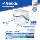 Attends® Care Moderate Absorbent Underwear, Regular