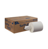 SofPull White Paper Towel, 3,300 Feet, 6 Rolls per Case, CS/6 – Bulk Facility Cleaning Supply - Commercial Wipes & Paper Supplies for commercial facility supply