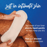 Tena® Intimates™ Ultra Thin Light Pads Regular Bladder Control Pad, 9-Inch Length