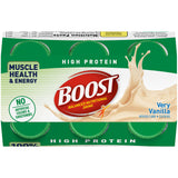 Boost High Protein Vanilla Nutrition Shake, 8 oz Bottle Case of 24