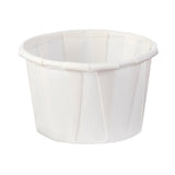 Solo Polystyrene Soufflé Cup, 1 ounce capacity Solo RJ Schinner, CS/2500 – Bulk Breakroom Supply - Breakroom & Disposable Foodservice Supplies for commercial facility supply