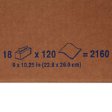 Kleenex 1-Ply Guest Towel Pop-Up Box, 120 per Box, CS/18 – Bulk Facility Cleaning Supply - Commercial Wipes & Paper Supplies for commercial facility supply