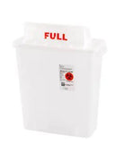 SharpStar In-Room Multi-purpose Sharps Container, 3 Gallon, 16½ x 13¾ x 6 Inch, CS/10 – Commercial Storage Supply - Facility Storage & Containers for commercial facility supply