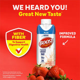 Boost Plus Strawberry Nutrition Shake, 8 oz Case of 24