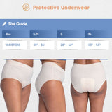 Nexwear Women's Pull-On Absorbent Underwear, Large, Tan Nexwear Valrico LLC