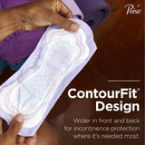 Poise® Moderate Bladder Control Pad, Regular Length
