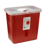 SharpSafety Multi-purpose Sharps Container, 2 Gallon, 10 x 7¼ x 10½ Inch, CS/20 – Commercial Storage Supply - Facility Storage & Containers for commercial facility supply