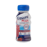 Ensure® Plus Nutrition Shake Vanilla 8 oz Bottle Case of 24