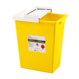 SharpSafety Chemotherapy Waste Container, 8 Gallon, 17½ x 15½ x 11 Inch, CS/10 – Commercial Storage Supply - Facility Storage & Containers for commercial facility supply