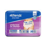 Attends® Discreet Women's Underwear, Level 5, Medium