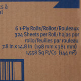 SofPull White Paper Towel, 3,300 Feet, 6 Rolls per Case, CS/6 – Bulk Facility Cleaning Supply - Commercial Wipes & Paper Supplies for commercial facility supply