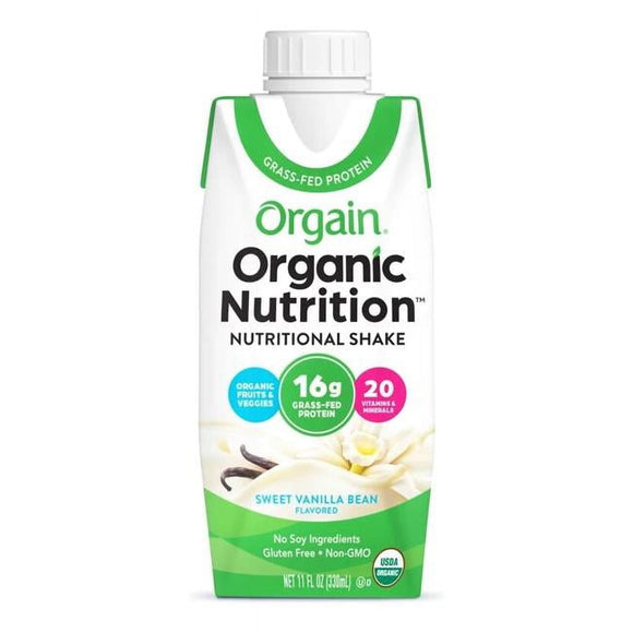 Orgain® Organic Vanilla Oral Supplement, 11 oz. Carton – hospital-grade bulk supply for institutions | well-reviewed by Amazon buyers