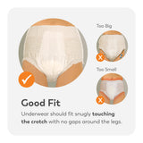 Tranquility Premium OverNight Disposable Absorbent Underwear, 3XL Tranquility® Premium OverNight™ Principle Business Enterprises