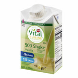 Vital Cuisine 500 Shake Vanilla Nutrition Shake, 8.45 Oz Carton Case of 27
