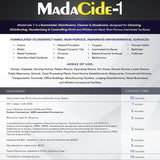 MadaCide-1 Surface Disinfectant Cleaner, 1 gal MadaCide-1 Mada Medical, CS/4 – Commercial Janitorial Supply - Janitorial Cleaning Supplies for commercial facility supply