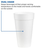 WinCup Styrofoam Drinking Cup, 20 oz., CS/25 – Bulk Breakroom Supply - Breakroom & Disposable Foodservice Supplies for commercial facility supply