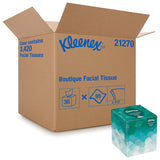 Kleenex Facial Tissue, 2-Ply, Cube Container, Boutique White, 8-2/5" X 8-2/5", CS/36 – Commercial Storage Supply - Facility Storage & Containers for commercial facility supply