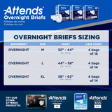 Attends® Briefs with Overnight Protection, Medium