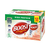 Boost High Protein Strawberry Nutrition Shake, 8 oz Bottle Case of 24