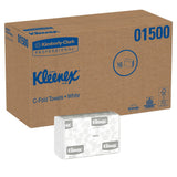 Kleenex C-Fold Paper Towel, 150 per Pack, CS/2400 – Bulk Facility Cleaning Supply - Commercial Wipes & Paper Supplies for commercial facility supply
