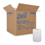 Scott Control Slimroll White Paper Towel, 8 Inch x 580 Foot, 6 Rolls per Case, CS/6 – Bulk Facility Cleaning Supply - Commercial Wipes & Paper Supplies for commercial facility sup…