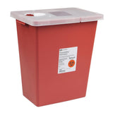 SharpSafety Multi-purpose Sharps Container, 8 Gallon, 17½ x 15½ x 11 Inch, CS/10 – Commercial Storage Supply - Facility Storage & Containers for commercial facility supply