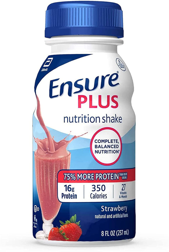 Ensure® Plus Nutrition Shake, Vanilla, 8-ounce bottle Ensure® Plus Nutrition Shake Abbott – hospital-grade bulk supply for institutions | popular with Amazon shoppers