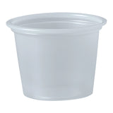 Solo Polystyrene Soufflé Cup, 1 ounce capacity Solo RJ Schinner, CS/2500 – Bulk Breakroom Supply - Breakroom & Disposable Foodservice Supplies for commercial facility supply