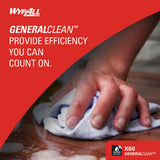 WypAll General Clean X60 Kimberly-Clark, CS/1180 – Bulk Facility Cleaning Supply - Commercial Wipes & Paper Supplies for commercial facility supply