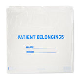 Dukal Patient Belongings Bag, White, CS/250 – Bulk Facility Bag Supply - Facility Bags & Liners for commercial facility supply