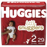 Huggies® Little Snugglers Diaper, Size 1 – Baby Diapers | <ul> <li>Super-absorbent material helps draw away wetness to keep moisture away from baby's delicate skin</li> <li>Narrow crotch allows optimal fit to promote healthy growth and de