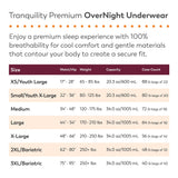 Tranquility Premium OverNight Disposable Absorbent Underwear, 3XL Tranquility® Premium OverNight™ Principle Business Enterprises