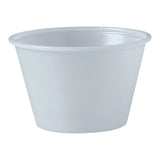 Solo Polystyrene Soufflé Cup, 1 ounce capacity Solo RJ Schinner, CS/2500 – Bulk Breakroom Supply - Breakroom & Disposable Foodservice Supplies for commercial facility supply