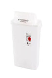 SharpStar In-Room Multi-purpose Sharps Container, 3 Gallon, 16½ x 13¾ x 6 Inch, CS/10 – Commercial Storage Supply - Facility Storage & Containers for commercial facility supply