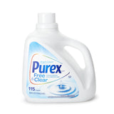 Purex Free & Clear Hypoallergenic Laundry Detergent, 150 fl oz. Purex Free & Clear Lagasse, CS/4 – Commercial Janitorial Supply - Janitorial Cleaning Supplies for commercial facil…