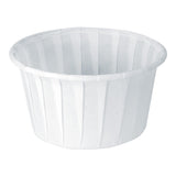 Solo Polystyrene Soufflé Cup, 1 ounce capacity Solo RJ Schinner, CS/2500 – Bulk Breakroom Supply - Breakroom & Disposable Foodservice Supplies for commercial facility supply