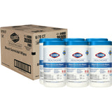 Clorox Healthcare Surface Disinfectant Cleaner, Chlorine Scent, Nonsterile, 6.75 X 9 Inch, Canister, CS/6 – Commercial Janitorial Supply - Janitorial Cleaning Supplies for commerc…