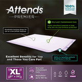 Attends® Premier Underpad, 30 X 36 Inches