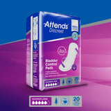 Attends® Discreet Women's Maximum Long Bladder Control Pad, 14½-Inch Length