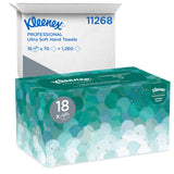 Kleenex Ultra Soft 1-Ply Guest Towel Pop Up Box, 70 Sheets per Box, CS/18 – Bulk Facility Cleaning Supply - Commercial Wipes & Paper Supplies for commercial facility supply