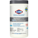 Clorox Healthcare VersaSure Cleaner Disinfectant Wipe, Cannister, CS/6 – Bulk Facility Cleaning Supply - Commercial Wipes & Paper Supplies for commercial facility supply