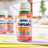 PediaSure® Peptide 1.0 Cal Strawberry Pediatric Oral Supplement, 8 oz. Bottle