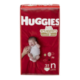 Huggies® Little Snugglers Diaper, Size 1 – Baby Diapers | <ul> <li>Super-absorbent material helps draw away wetness to keep moisture away from baby's delicate skin</li> <li>Narrow crotch allows optimal fit to promote healthy growth and de