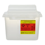 BD Sharps Container, 5.4 Quart, 12 x 12 x 4-4/5 Inch, CS/20 – Commercial Storage Supply - Facility Storage & Containers for commercial facility supply