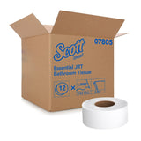 Scott Essential Jumbo Roll Toilet Paper, Standard, CS/12 – Bulk Restroom Supply - Commercial Restroom Supplies for commercial facility supply