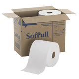 SofPull White Paper Towel, 3,300 Feet, 6 Rolls per Case, CS/6 – Bulk Facility Cleaning Supply - Commercial Wipes & Paper Supplies for commercial facility supply