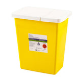 SharpSafety Chemotherapy Waste Container, 8 Gallon, 17½ x 15½ x 11 Inch, CS/10 – Commercial Storage Supply - Facility Storage & Containers for commercial facility supply