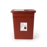 SharpSafety Multi-purpose Sharps Container, 8 Gallon, 17¾ x 11 x 15½ Inch, CS/10 – Commercial Storage Supply - Facility Storage & Containers for commercial facility supply