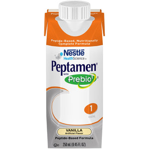 Peptamen® with Prebio 1™ Vanilla Oral Supplement / Tube Feeding Formula, 250 mL Carton – Health & Beauty | <ul> <li>4 grams of Prebio1 soluble fiber blend per liter helps promote the growth of beneficial bacteria to help support digestive health</li> <li>Enzymatically hydrolyzed 100% wh