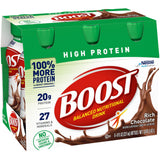 Boost® High Protein Chocolate Oral Supplement, 8 oz. Bottle – Nutritional Drinks & Shakes | <ul> <li>Protein is a building block of muscle, necessary to build and repair tissue</li> <li> Every 8 fl oz bottle contains 20 Grams of the high-quality protein (40% Daily Value)